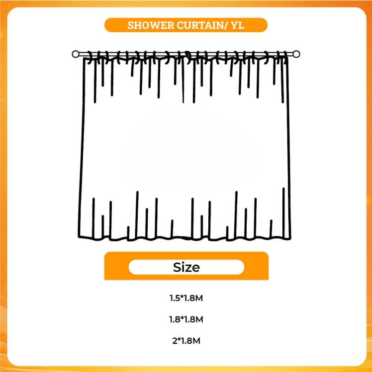 3D shower curtain - Sam Fender UK Store