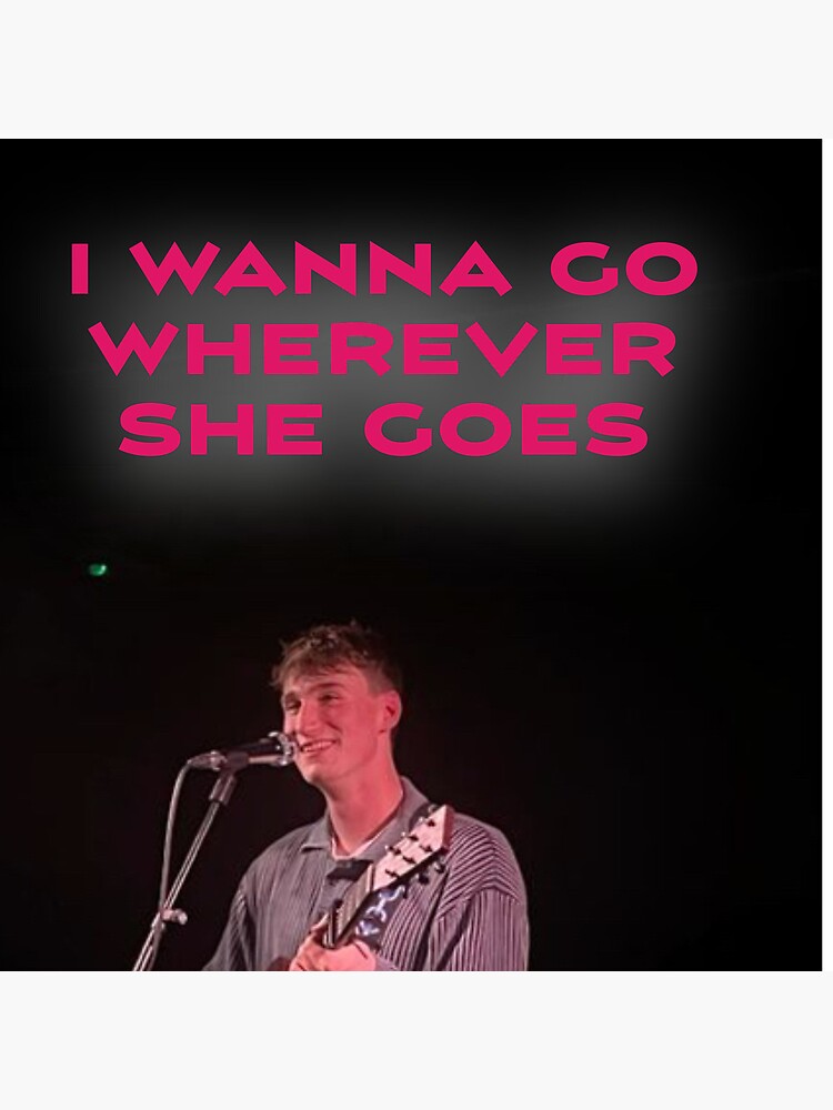 Calum Bowie Wherever She Goes Throw Pillow - Image 2