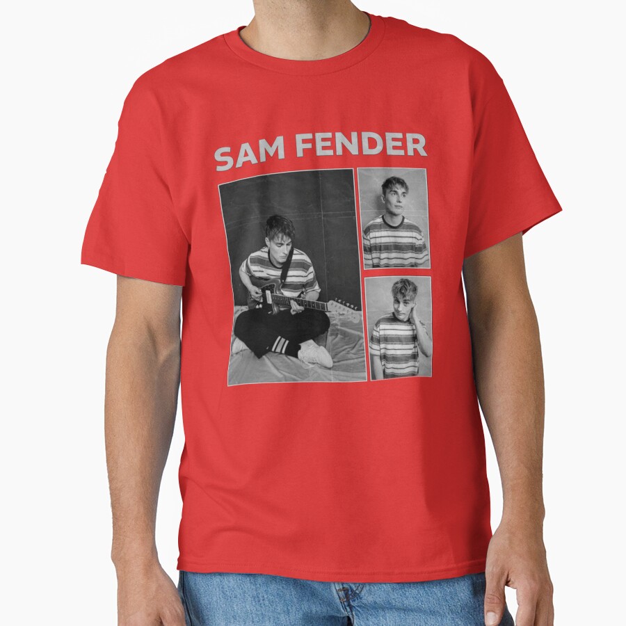 Singer Sam Fender Vinatge Design T-shirt - Image 5