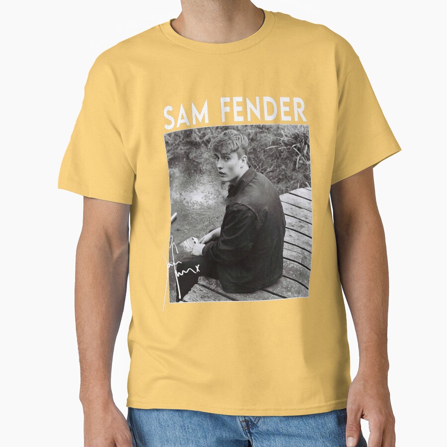 Hot Design Singer Sam Fender Retro T-shirt - Image 6
