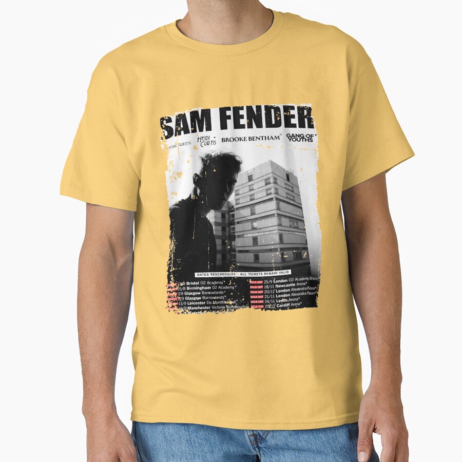 Sam Fender Uk Tour 2021 T-shirt - Image 6