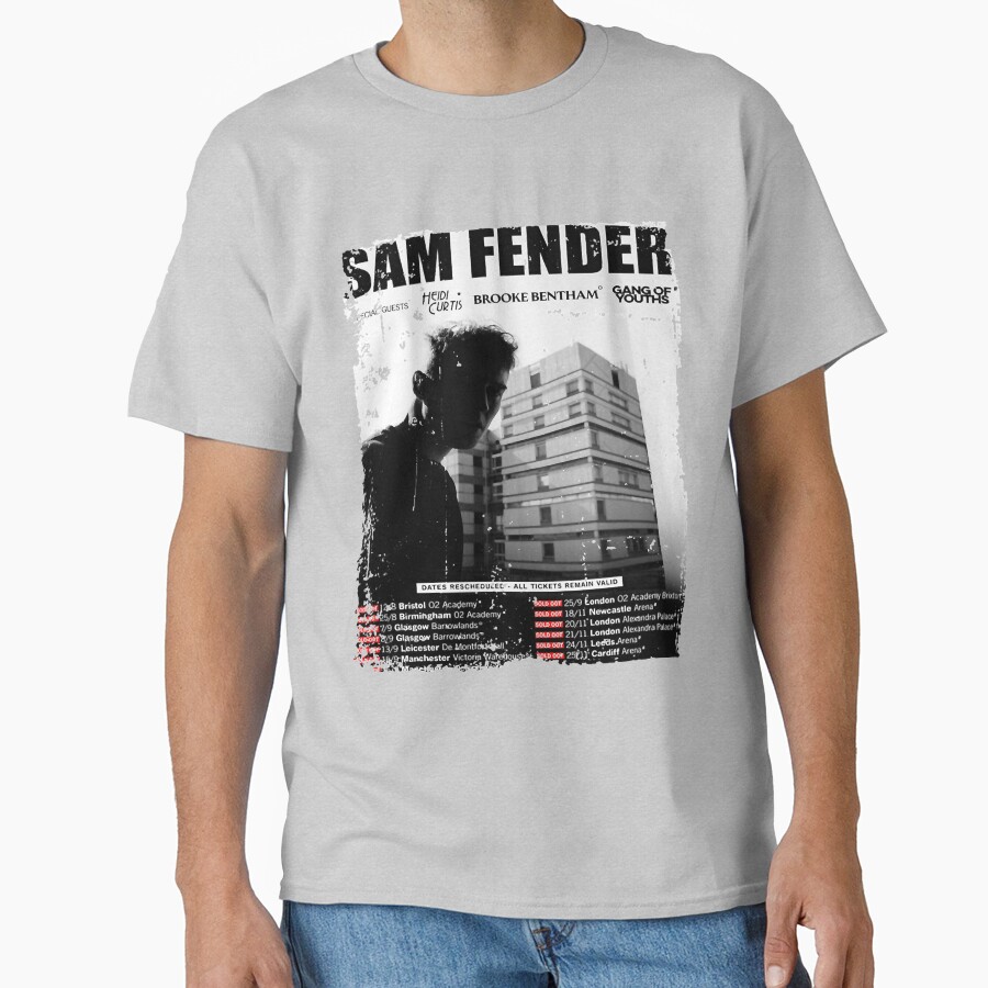 Sam Fender Uk Tour 2021 T-shirt - Image 3
