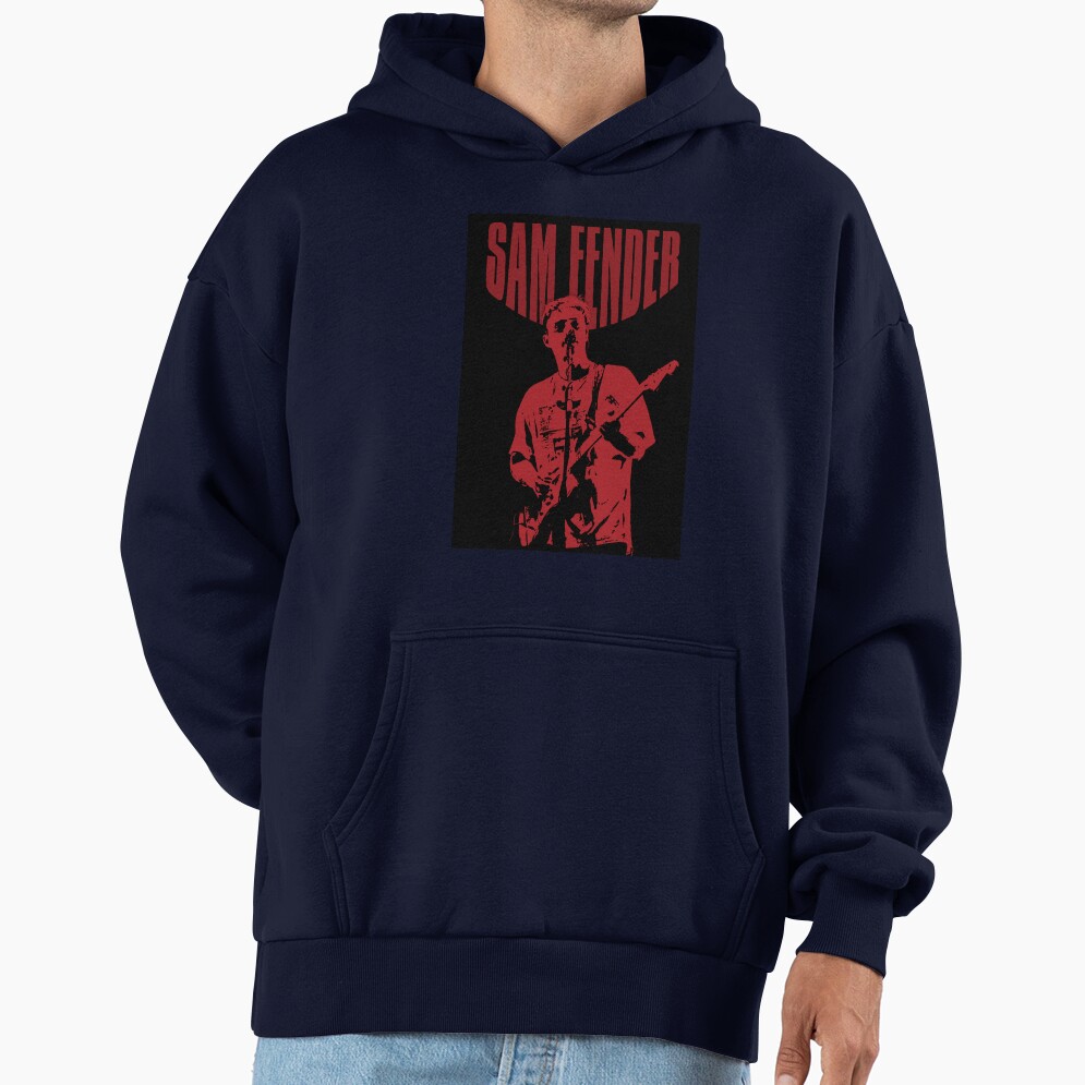 Sam Fender Red Design Hoodie - Image 5
