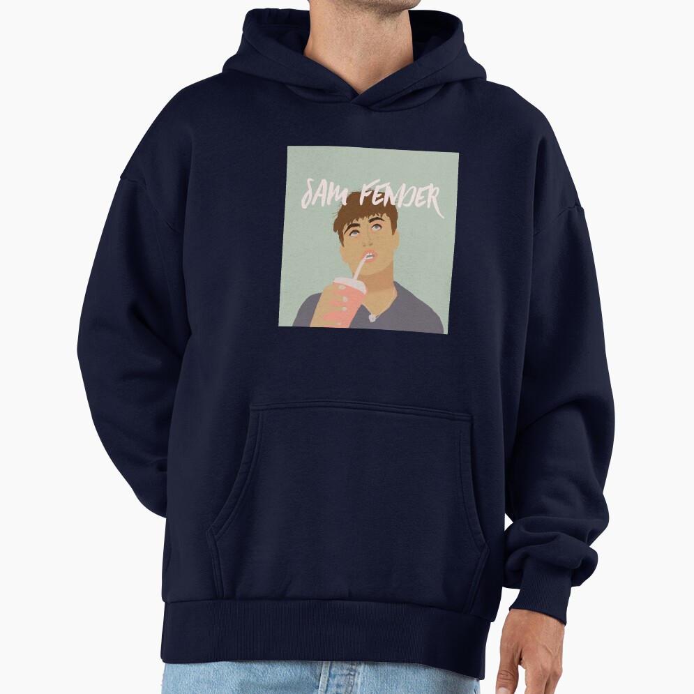 Sam Fender Digital Art Art Print Hoodie - Image 5