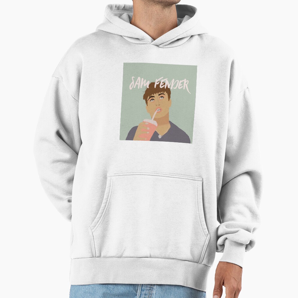 Sam Fender Digital Art Art Print Hoodie - Image 2