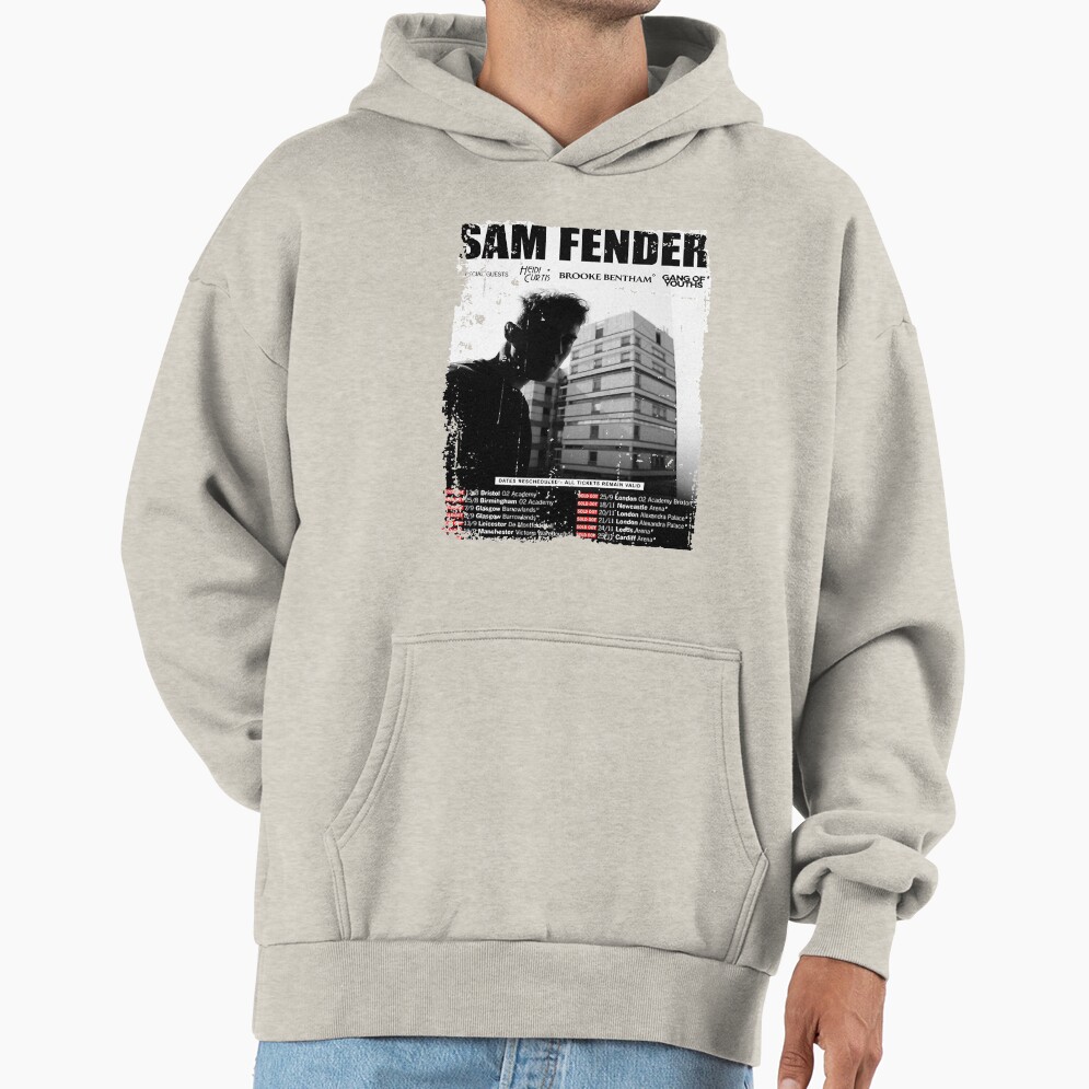 Sam Fender Uk Tour 2021 Hoodie - Image 3