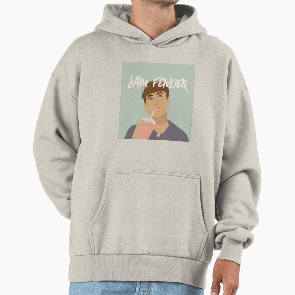 Sam Fender Digital Art Art Print Hoodie - Image 3