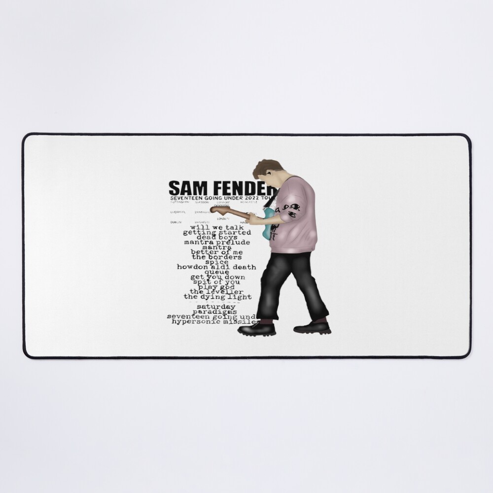 Sam Fender Seventeen Going Under Tour Mouse Pad