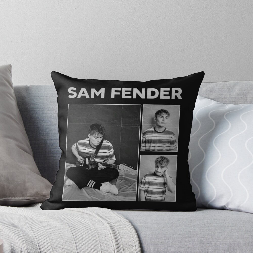 Hot Item Sam Fender Retro Throw Pillow