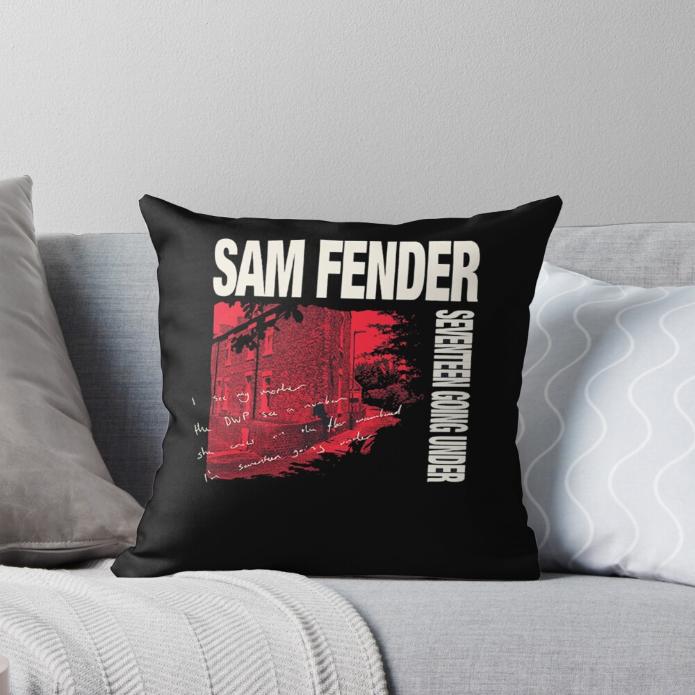 Seventeen Going Under Classic Sam Fender Throw Pillow